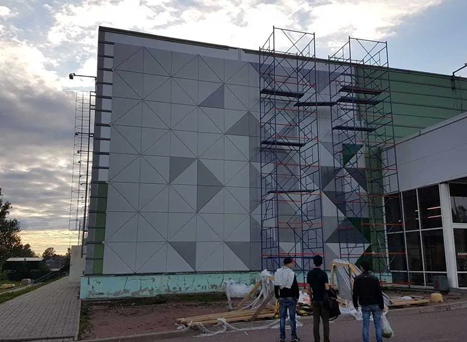 Aluminium cladding exterior siding finish